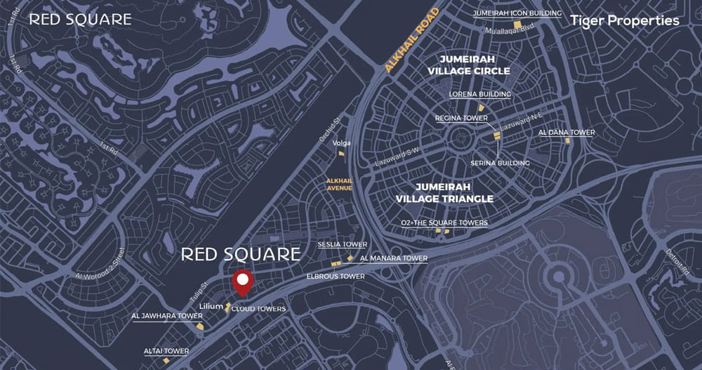 Red Square by Tiger Properties at JVT